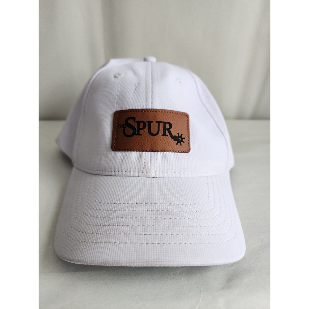 Fahrenheit Headwear The Spur White Performance Baseball Hat Adjustable Cap 350